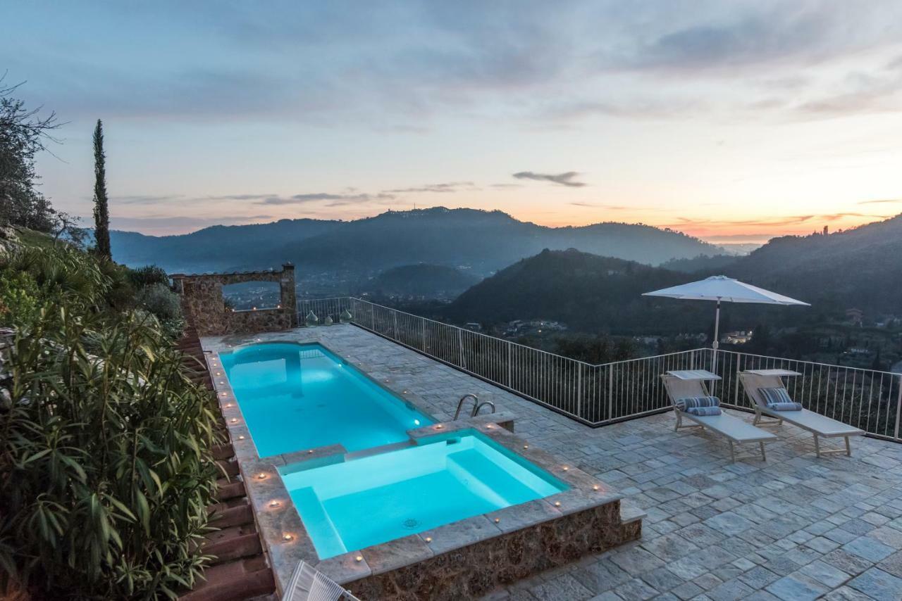 Charming Farmhouse In The Hills, Private Pool, Sea View, Dream Panorama Camaiore Luaran gambar