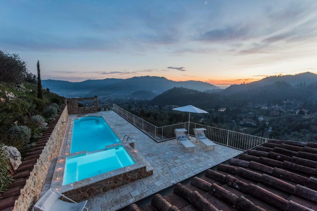 Charming Farmhouse In The Hills, Private Pool, Sea View, Dream Panorama Camaiore Luaran gambar