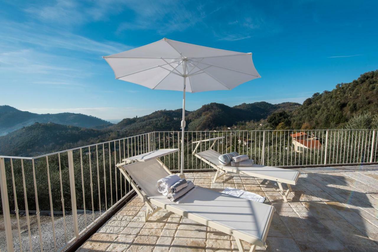 Charming Farmhouse In The Hills, Private Pool, Sea View, Dream Panorama Camaiore Luaran gambar