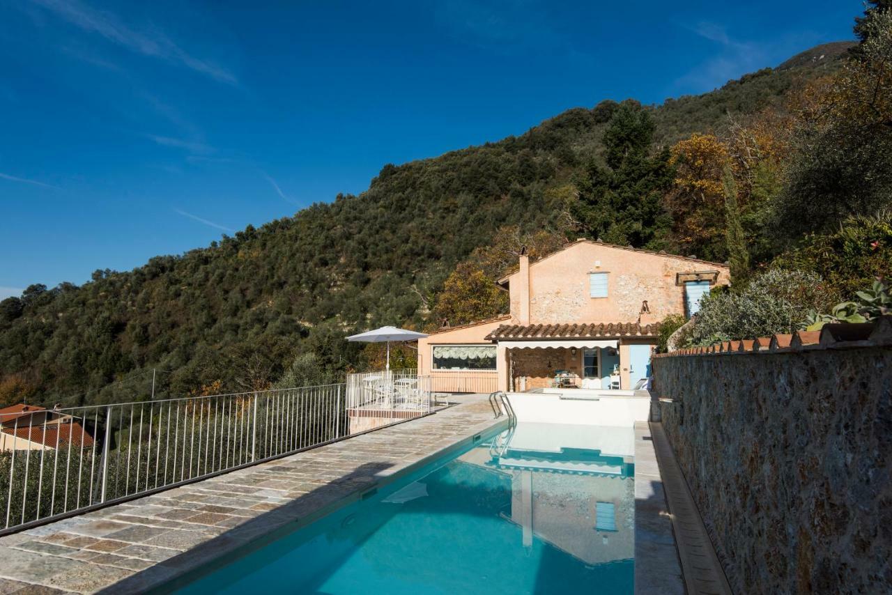 Charming Farmhouse In The Hills, Private Pool, Sea View, Dream Panorama Camaiore Luaran gambar
