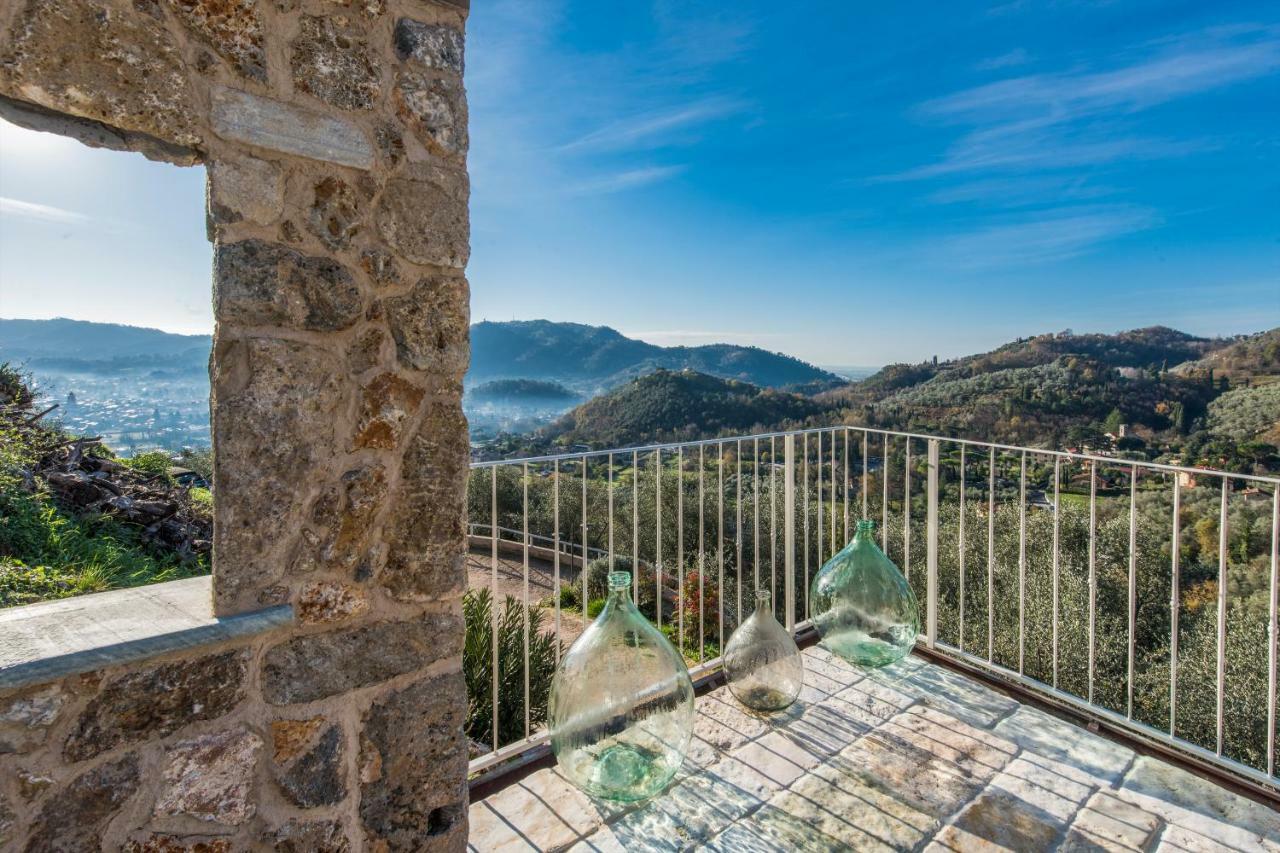 Charming Farmhouse In The Hills, Private Pool, Sea View, Dream Panorama Camaiore Luaran gambar